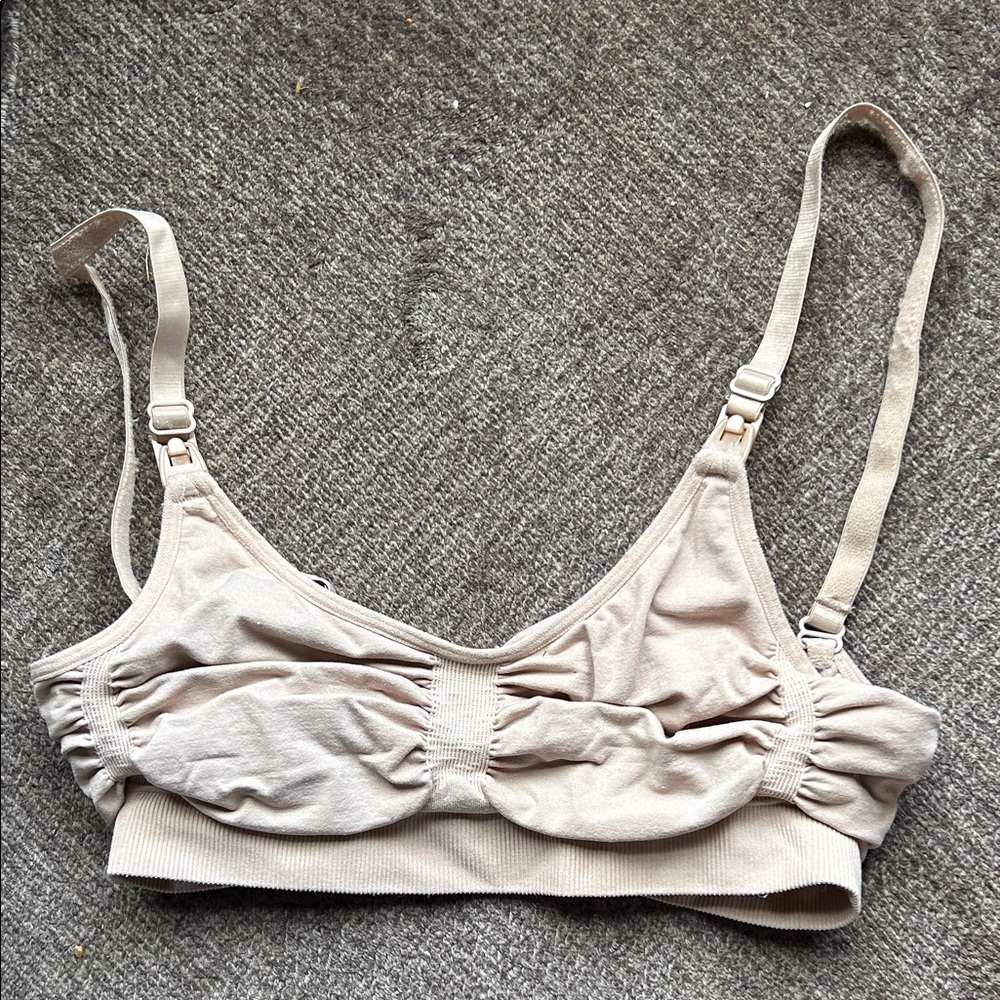 SKIMS Light Tan Nursing Bralette